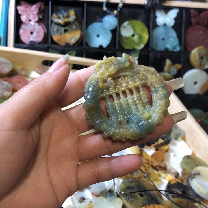 未镶嵌岫玉岫玉挂件