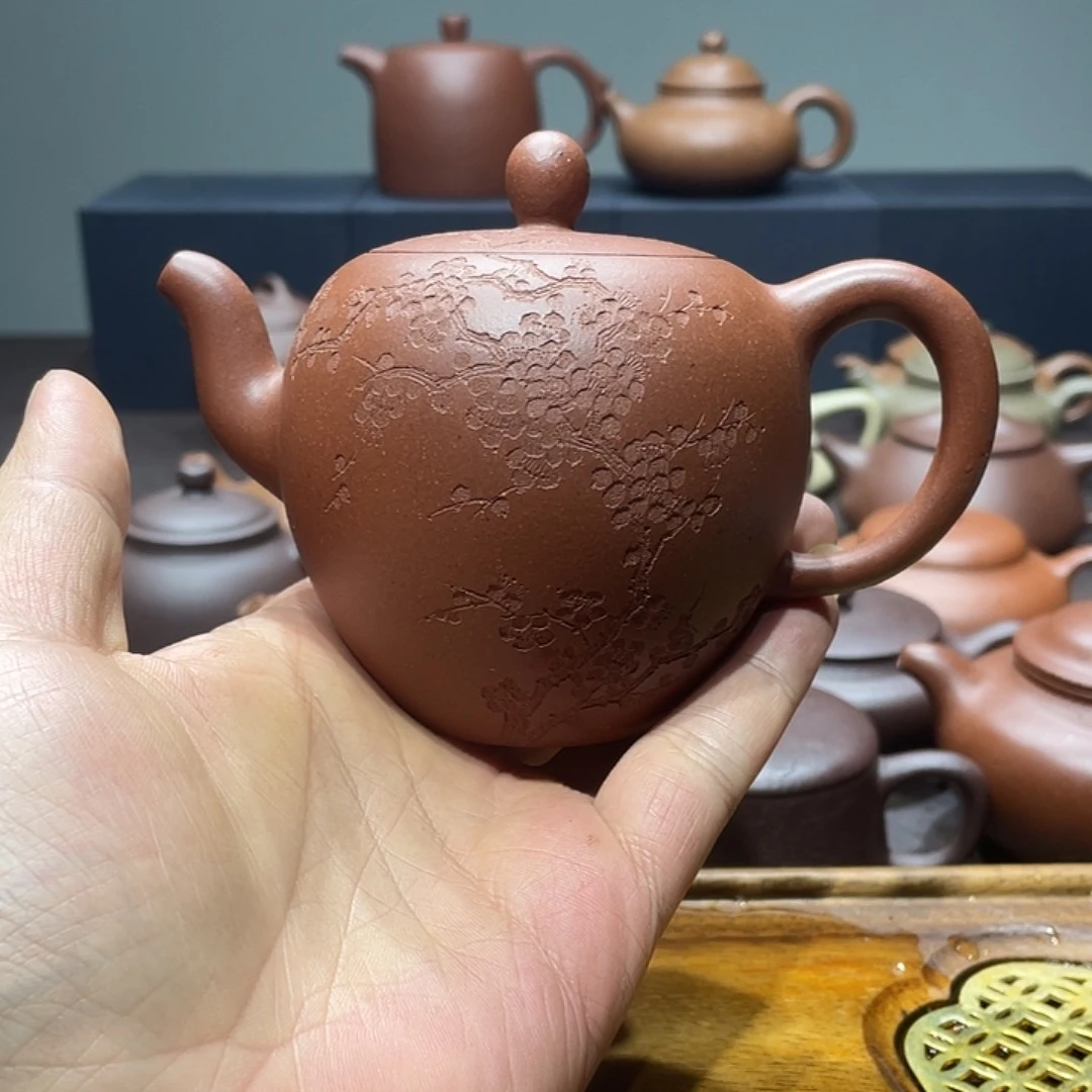 紫砂茶壶龍**龘清水泥美人肩