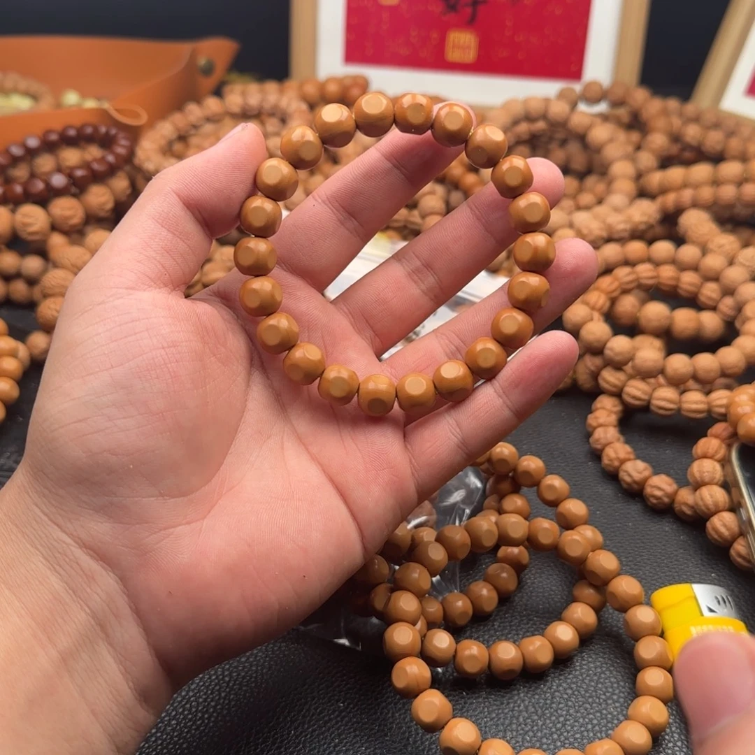 猴头核桃手串无暇小六方
