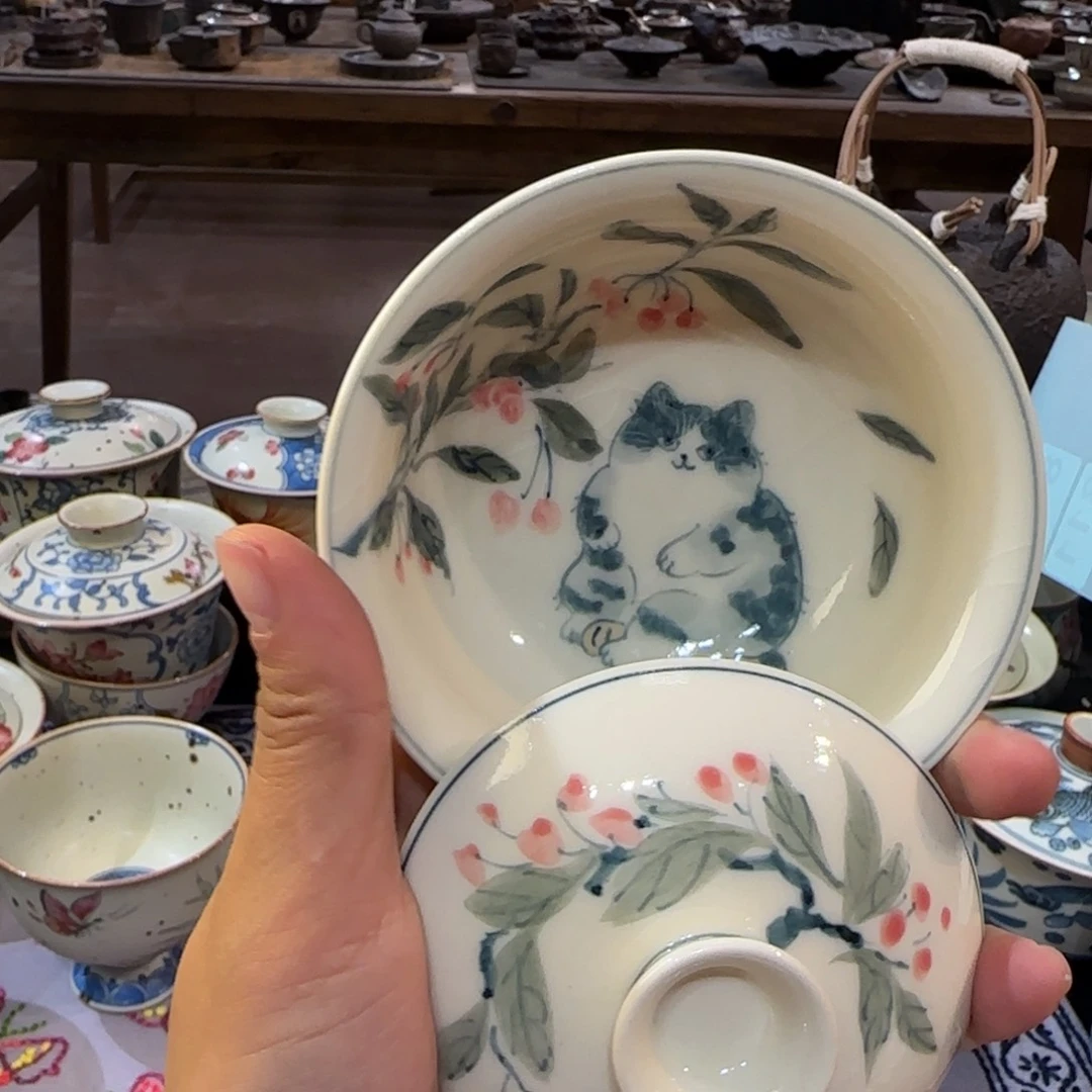瓷片景德镇手作器皿同款发货