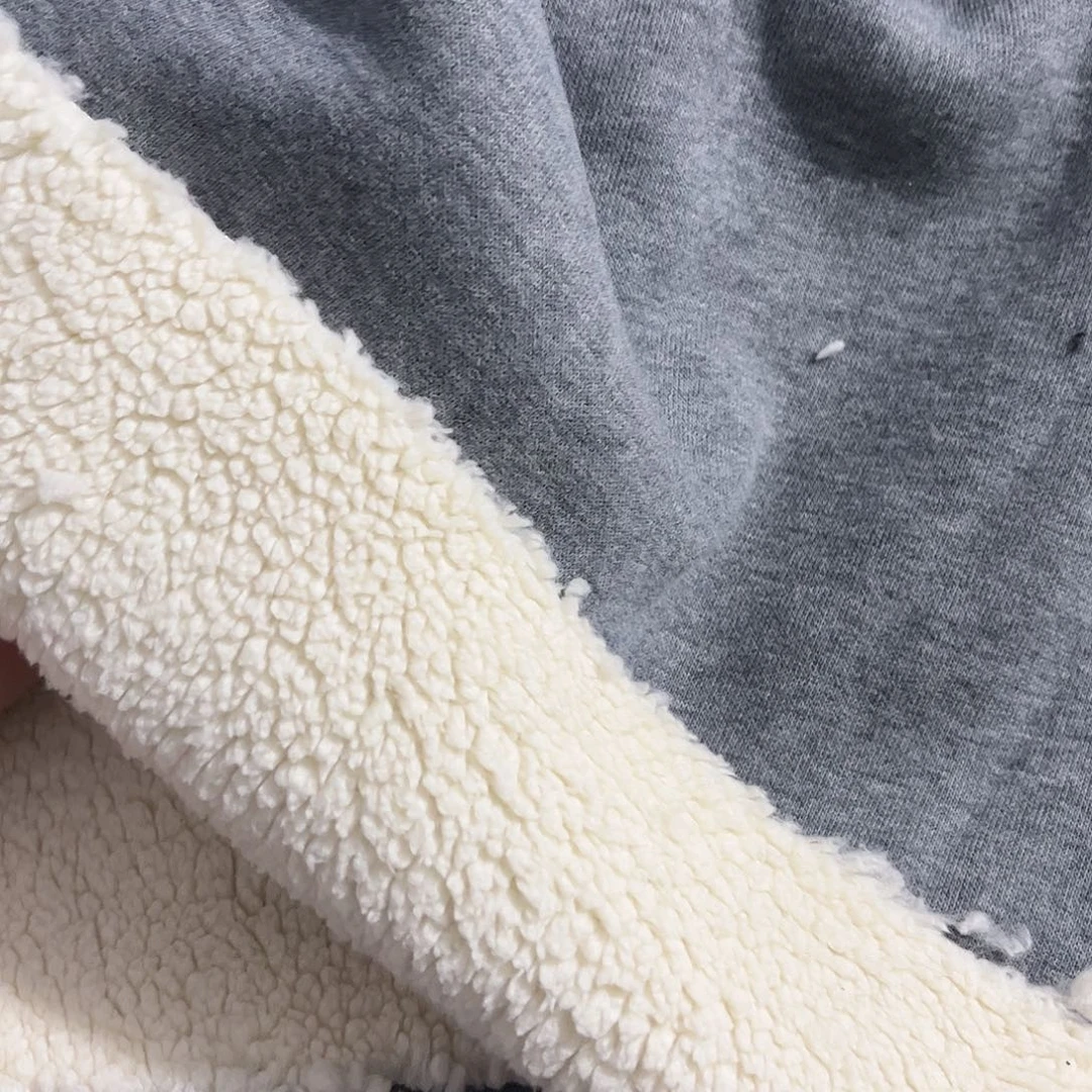 用***`花灰色羊驼绒5米长带螺纹