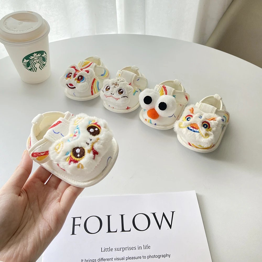 白色婴儿鞋子春秋款男女童小月龄婴幼儿宝宝鞋软底防滑学步鞋可爱