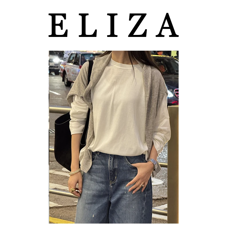 ElizaDushKu丨高阶亲肤舒适长袖打底衫WC-T1213