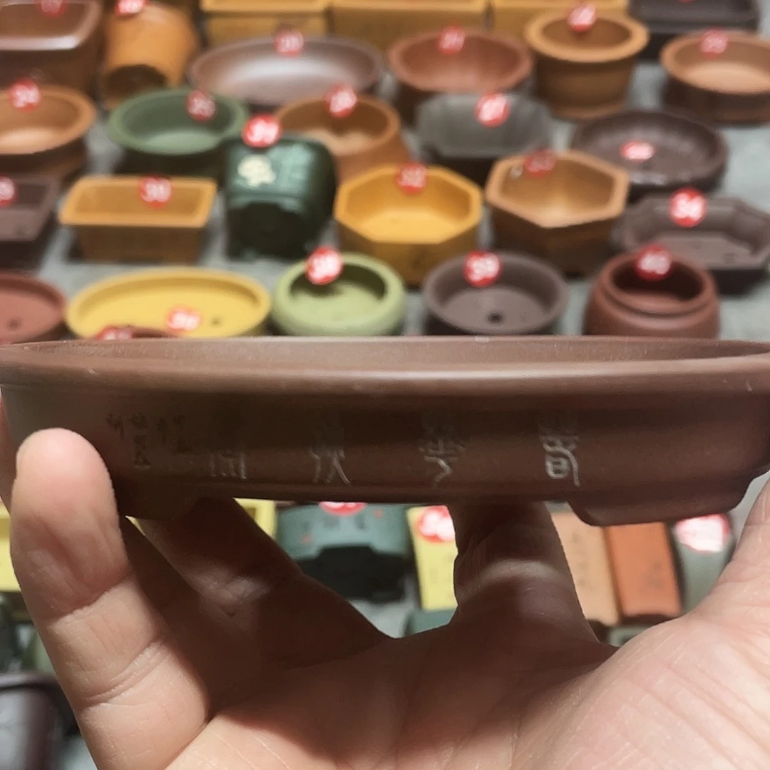 紫砂小盆11.8*10*1微瑕