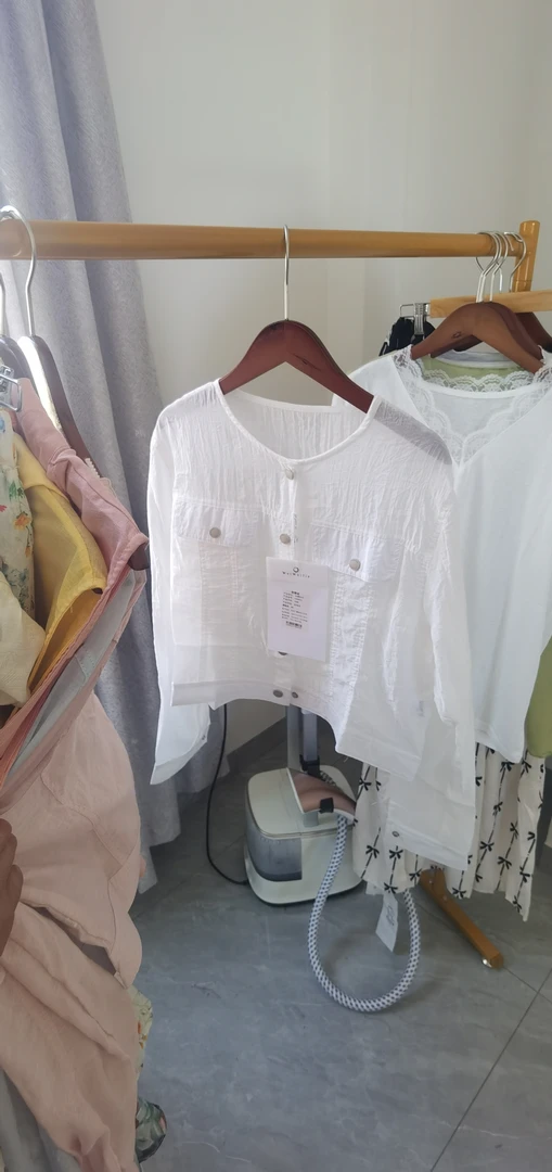 女宽松型夏季长袖百搭防晒短外套女士圆领针织开衫时尚蕾丝