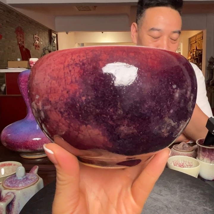 牛家钧窑牛自恒老师钧瓷钵