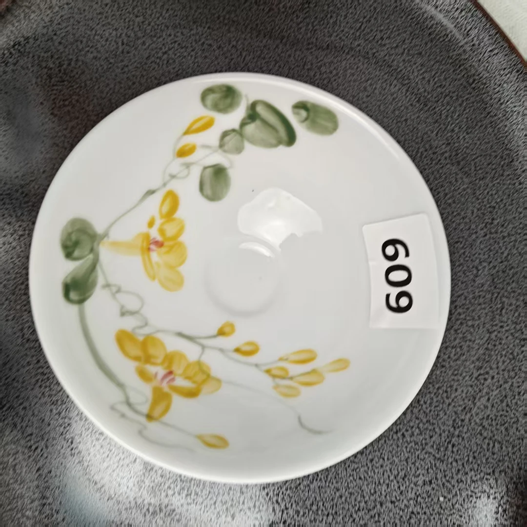 景德镇手绘釉中彩（食品级）斗笠碗小碗餐具陶瓷609