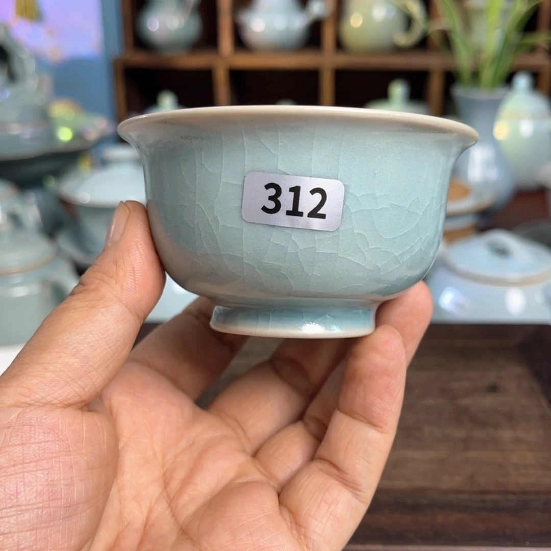 汝州原矿原釉杯杯312