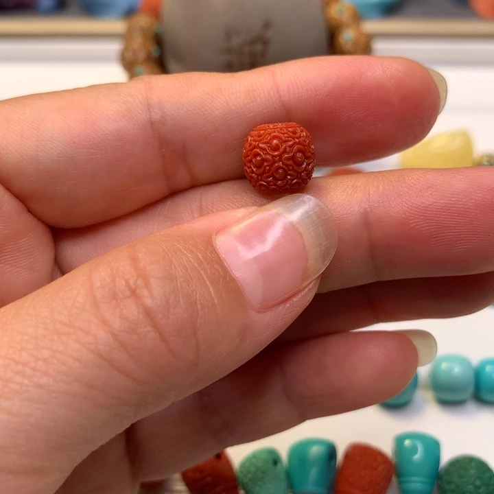 ꧁***5南红玛瑙未镶嵌颈饰