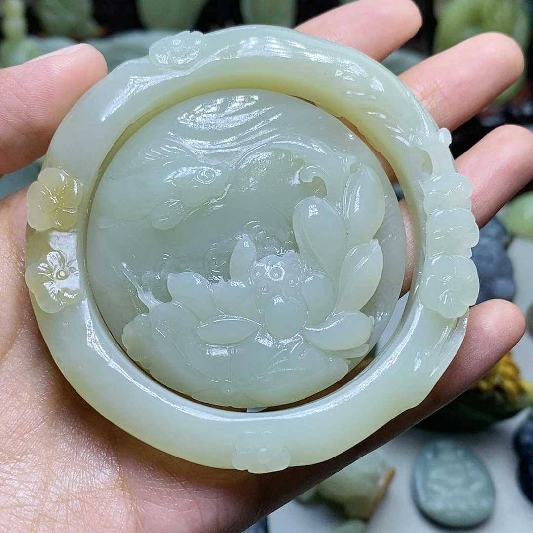 【闪购商品】和田玉未镶嵌颈饰小**不