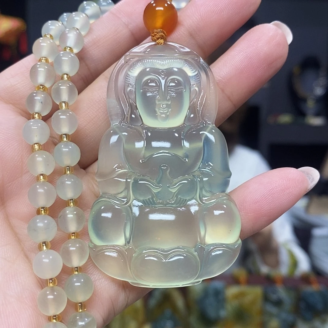 未镶嵌岫玉挂件吊坠