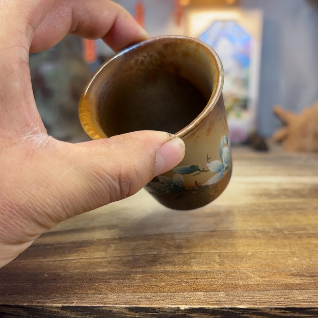 景德镇纯手工柴烧手绘陶瓷