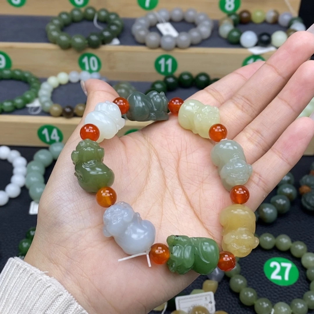 和田玉手链未镶嵌