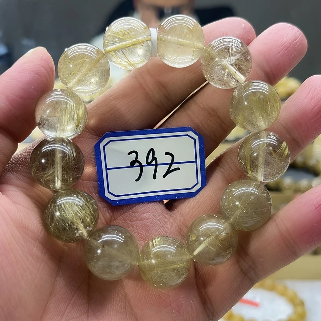 水晶手链未镶嵌看****明晶莹剔透