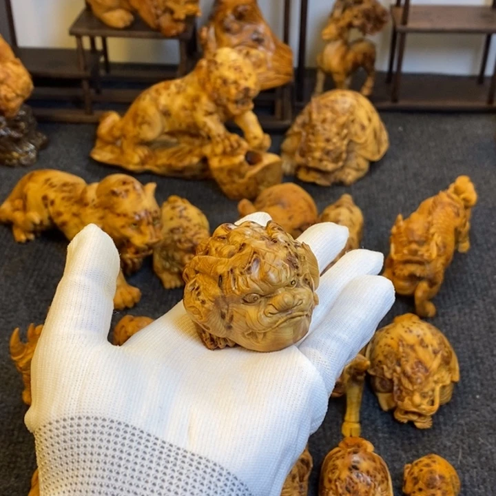 柏木遇*伱三足金蟾手把件