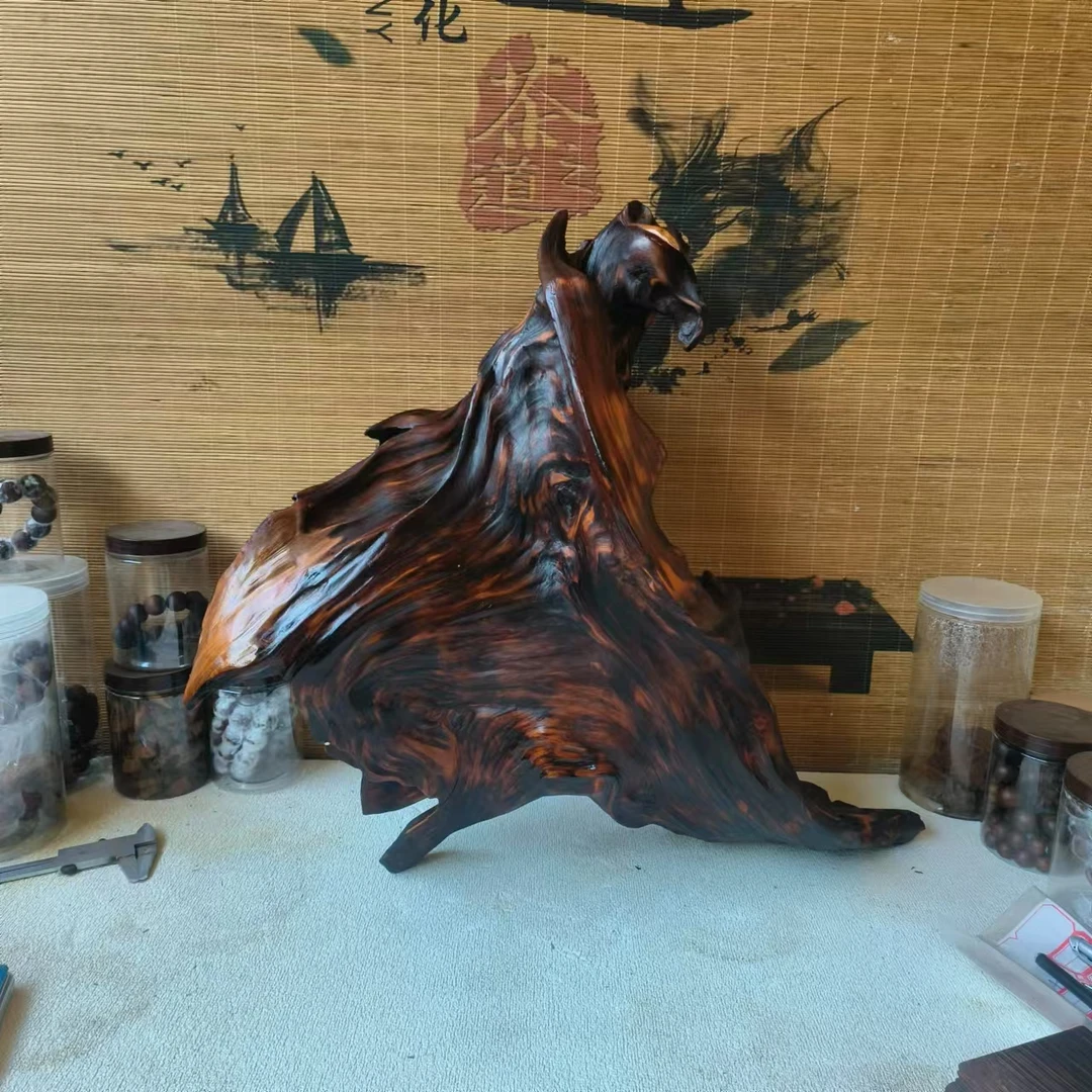 广西香木摆件自然随行直播间拍