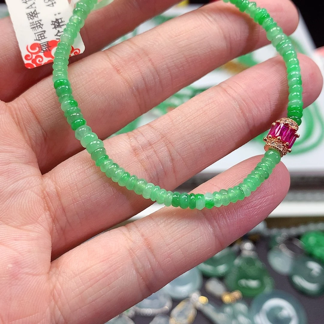 未镶嵌手链翡翠翡翠