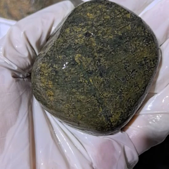 清***晨有机玻璃藏玉药王石原石