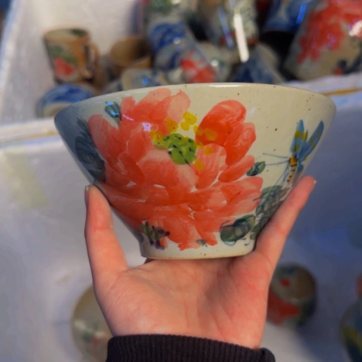 瓷片景德镇陶瓷手工手绘