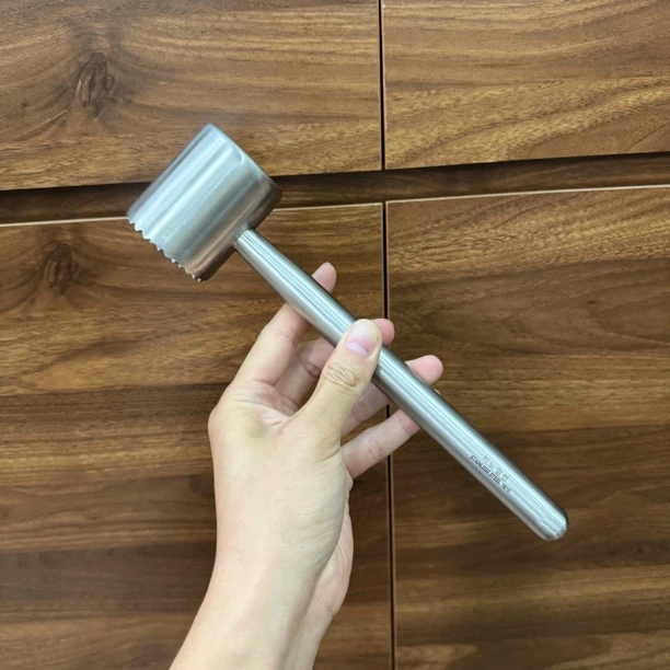 18-10不锈钢松肉锤牛排工具拍打捶肉器专用锤家用敲打断筋锤子