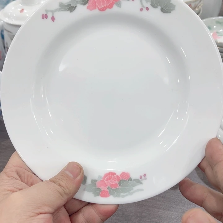 壶釉下五彩的瓷器和瓷器