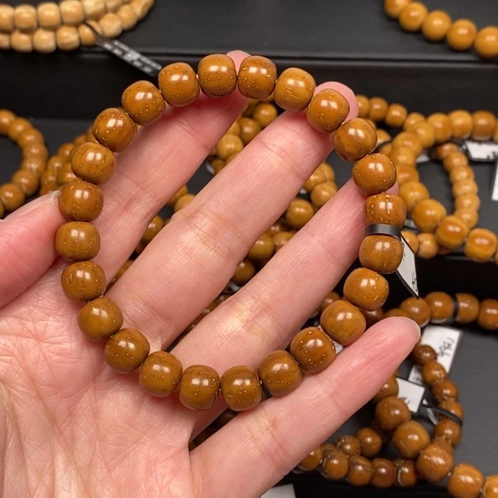 紫金鼠手串惹*埃毕业实心老型尺寸9+