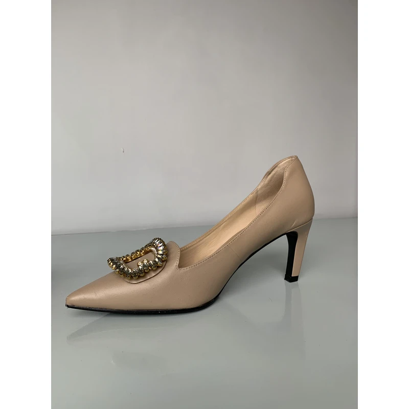 [星腾] 时尚法式气质带跟尖头鞋-EAHALXL04DH3