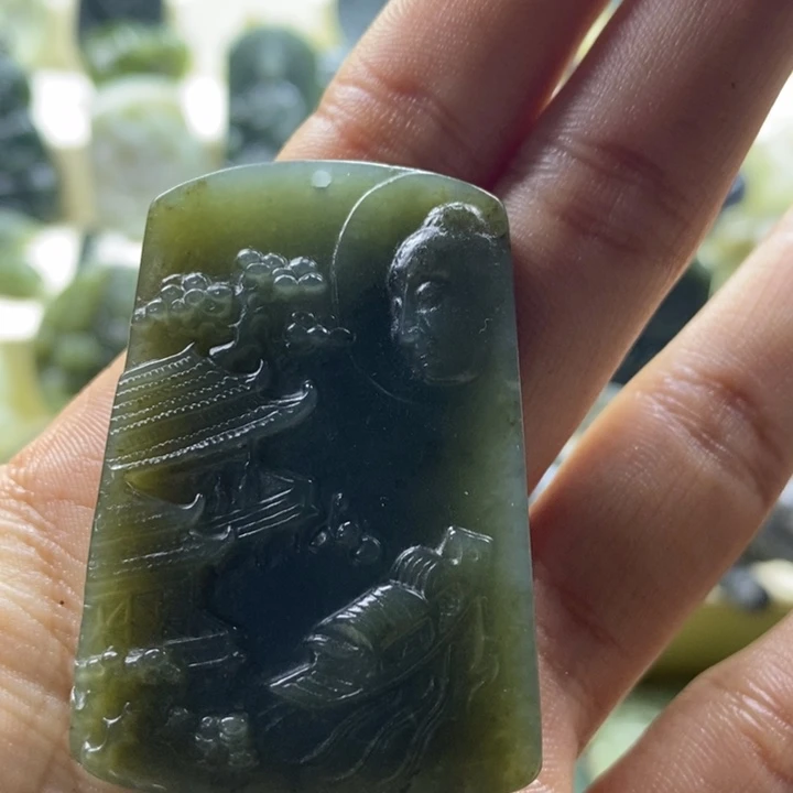 和田玉颈饰未镶嵌