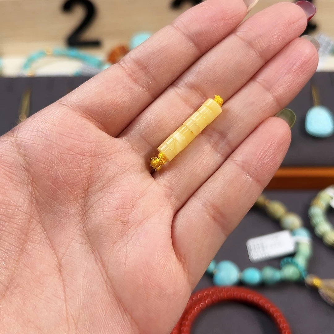蜜蜡未镶嵌裸石蜜蜡隔片