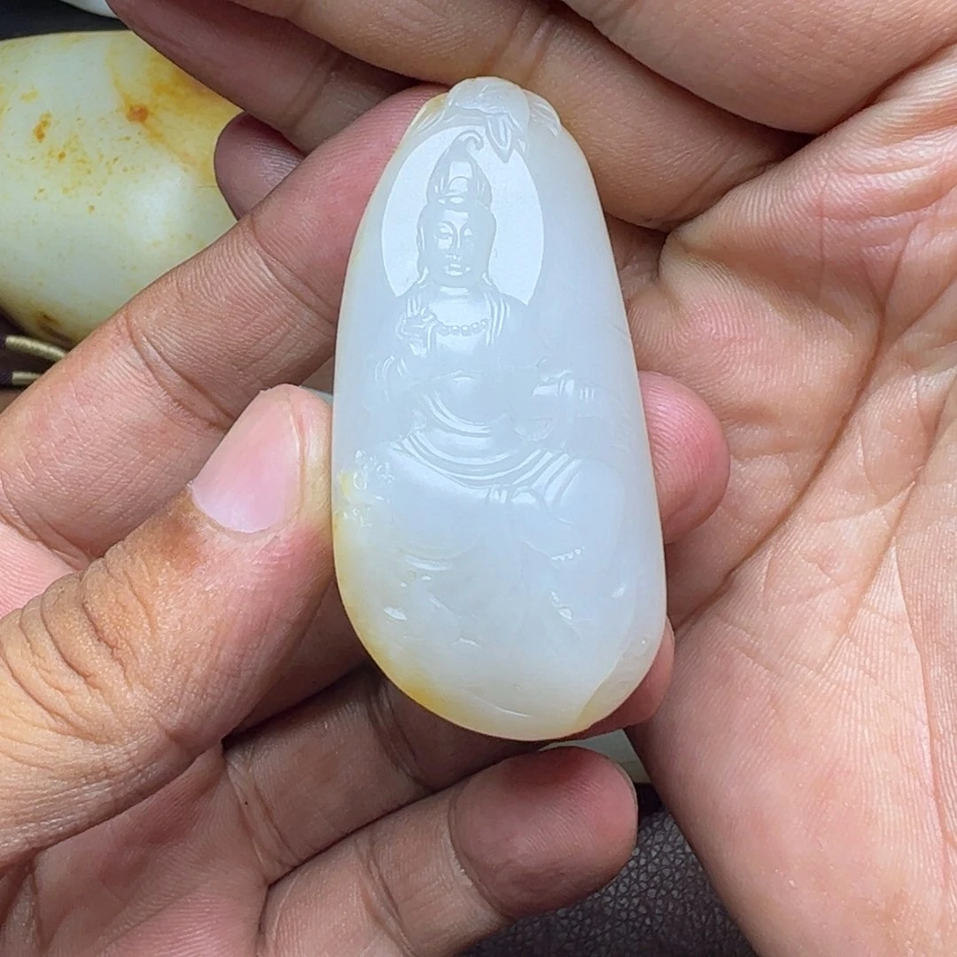 吊坠(不含链)未镶嵌和田玉虎*