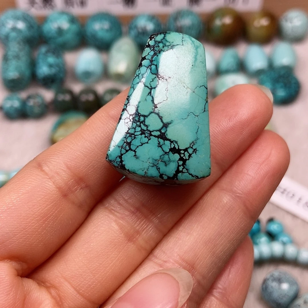 未镶嵌绿松石珠宝半成品