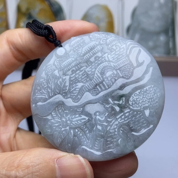 翡翠未镶嵌颈饰翡翠