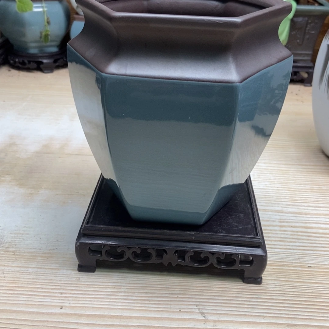 瓷片陶瓷花盆陶瓷艺术