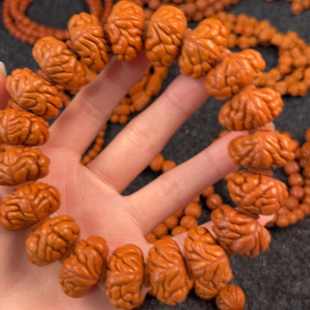 桃核手串3链接手串