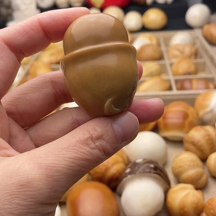 菩提根/象牙果吊坠小萌龟无牙眼深色4736