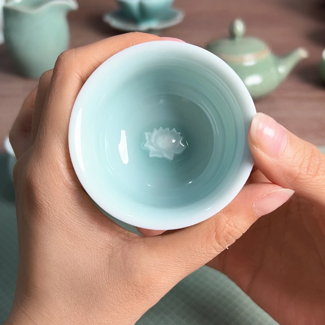 云间青瓷小米茶器龙泉