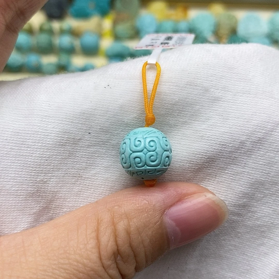 未镶嵌绿松石珠宝半成品