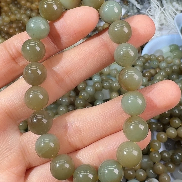 和田玉（糖玉）未镶嵌颈饰10mm