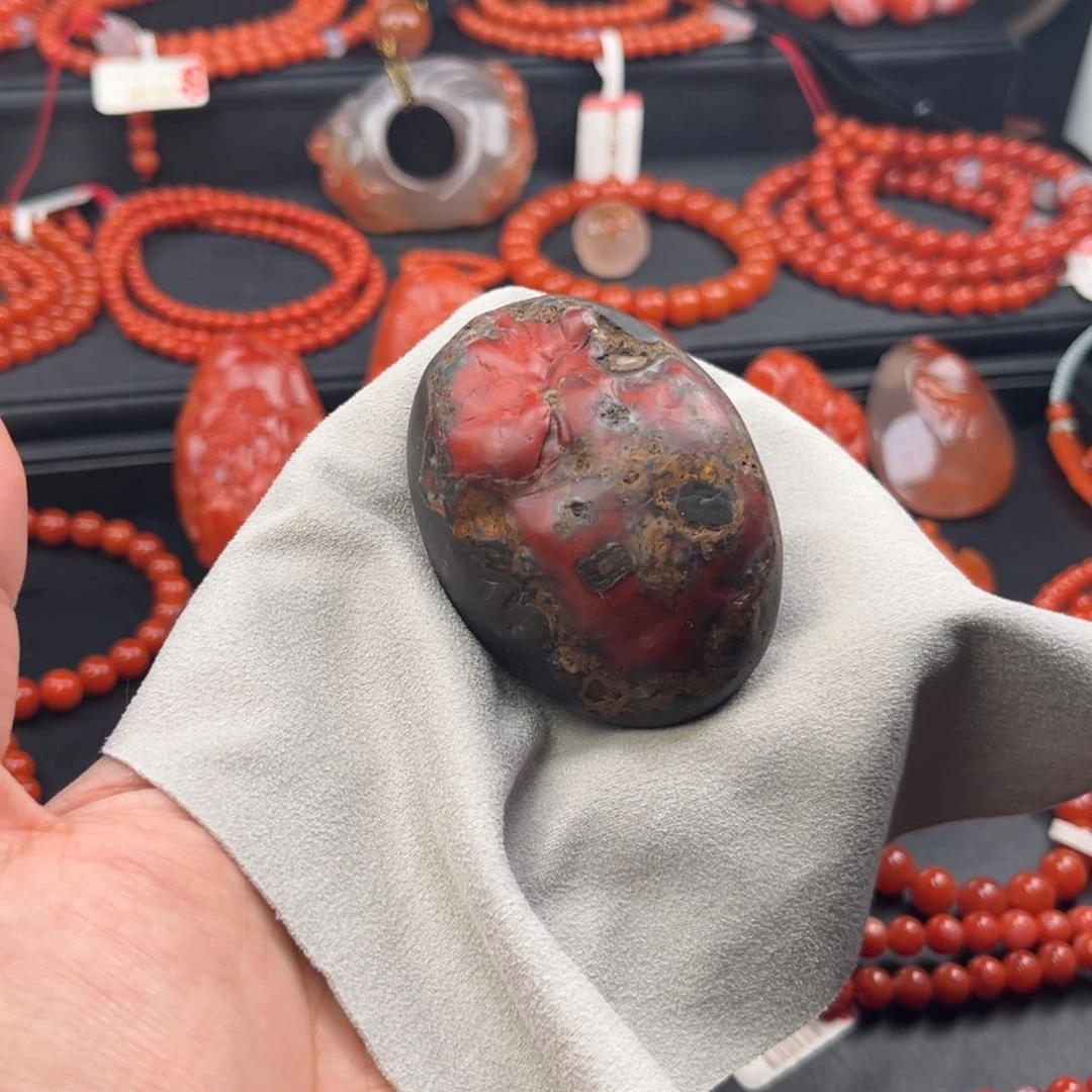 南红玛瑙未镶嵌手链