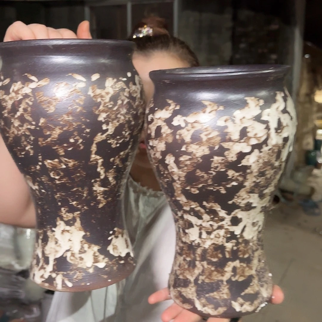 紫砂花盆高26口 15