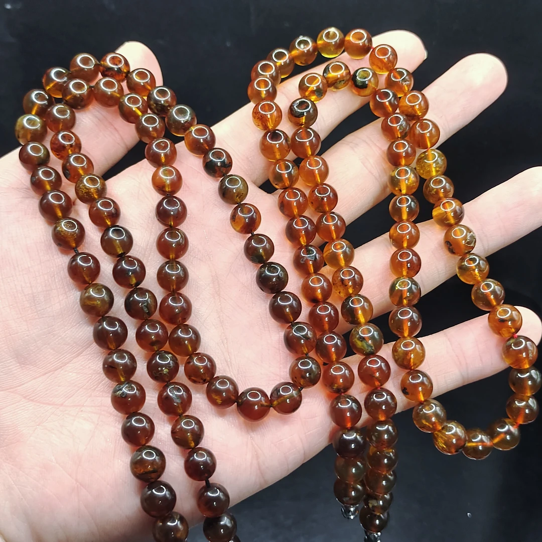 【李想精选】琥珀紫罗兰公主链GS【多样性发其一】约7mm+