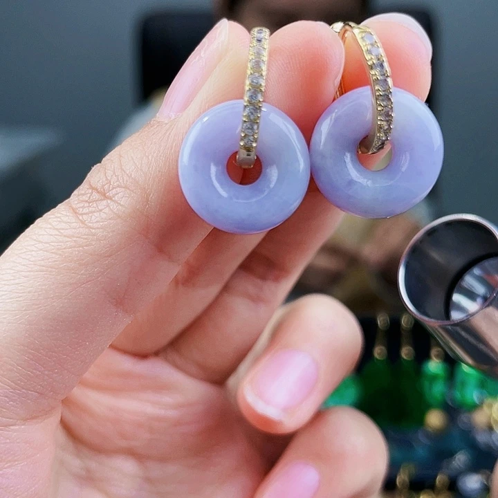 翡翠耳饰未镶嵌饰品