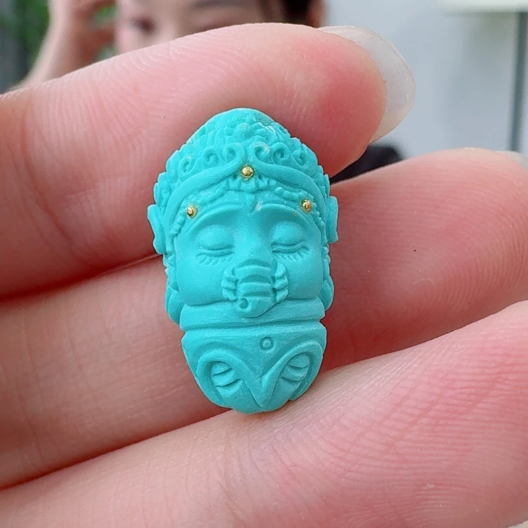 未镶嵌绿松石珠宝奇石