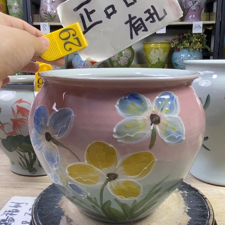 景德镇高温陶瓷花盆
