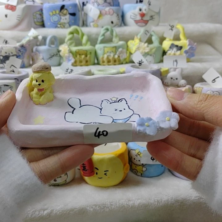 星星小狗托盘多肉花盆