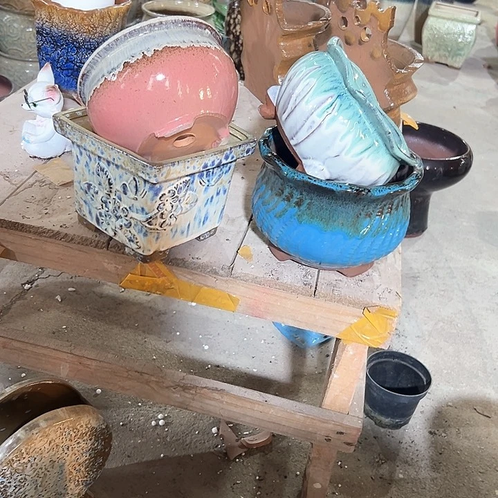 紫砂花盆花盆花盆