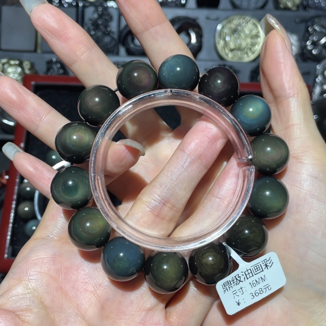 【闪购商品】未镶嵌黑曜岩手链W*i