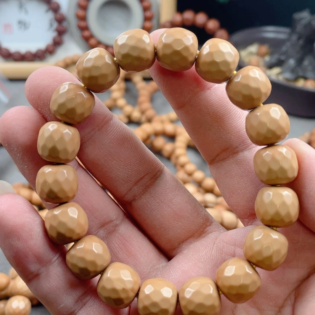 猴头核桃手串刘泛油钻石面