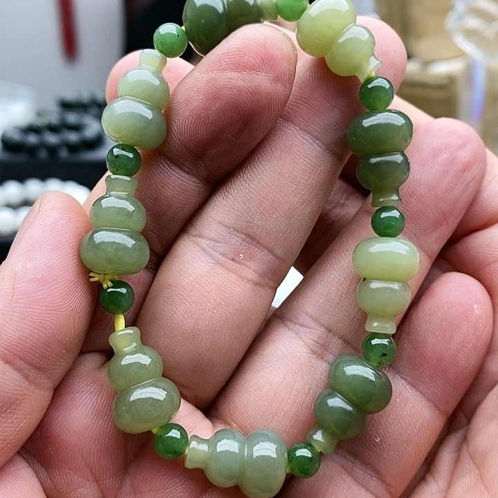 【闪购商品】未镶嵌手链和田玉葫芦