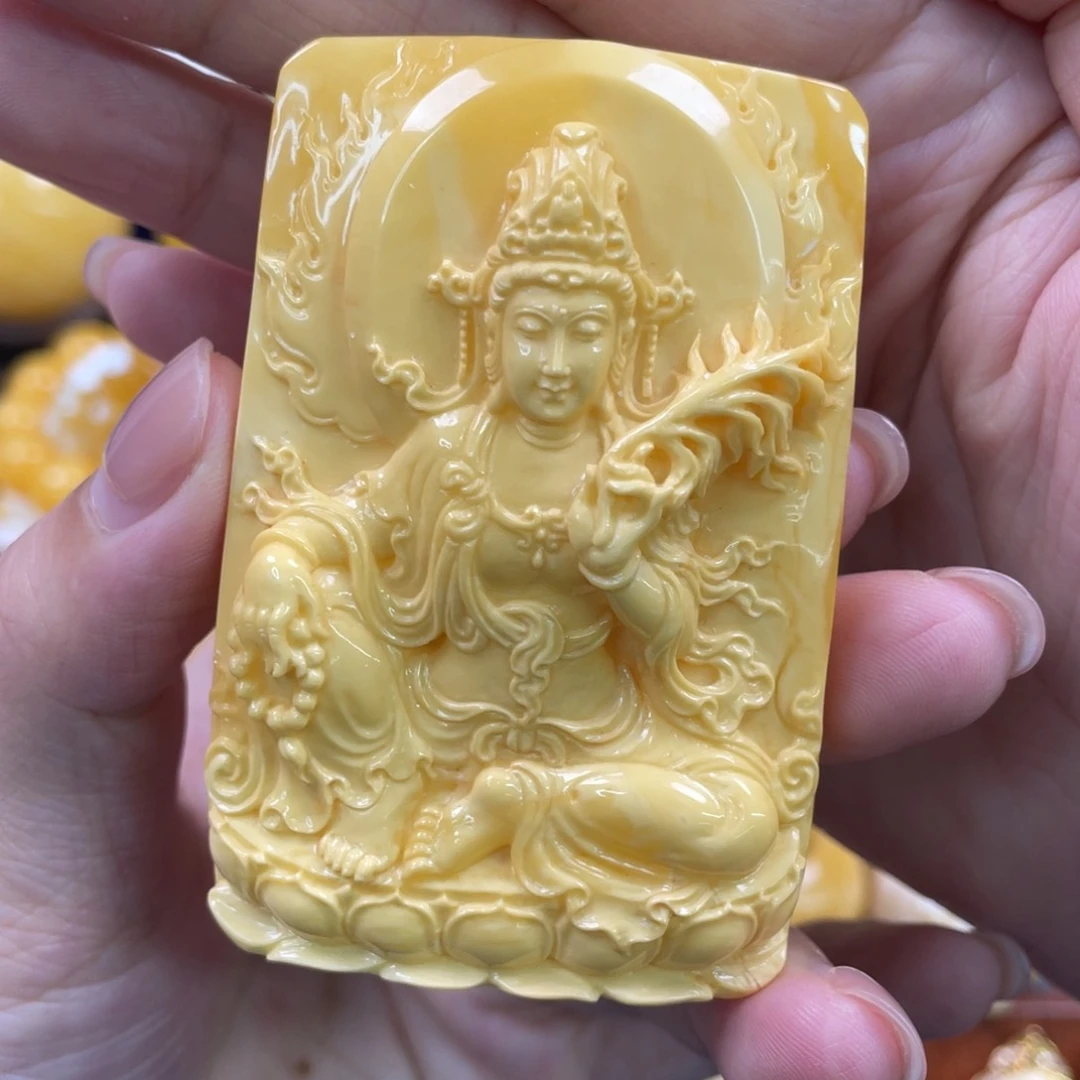 未镶嵌蜜蜡裸石琥珀蜜蜡雕刻件